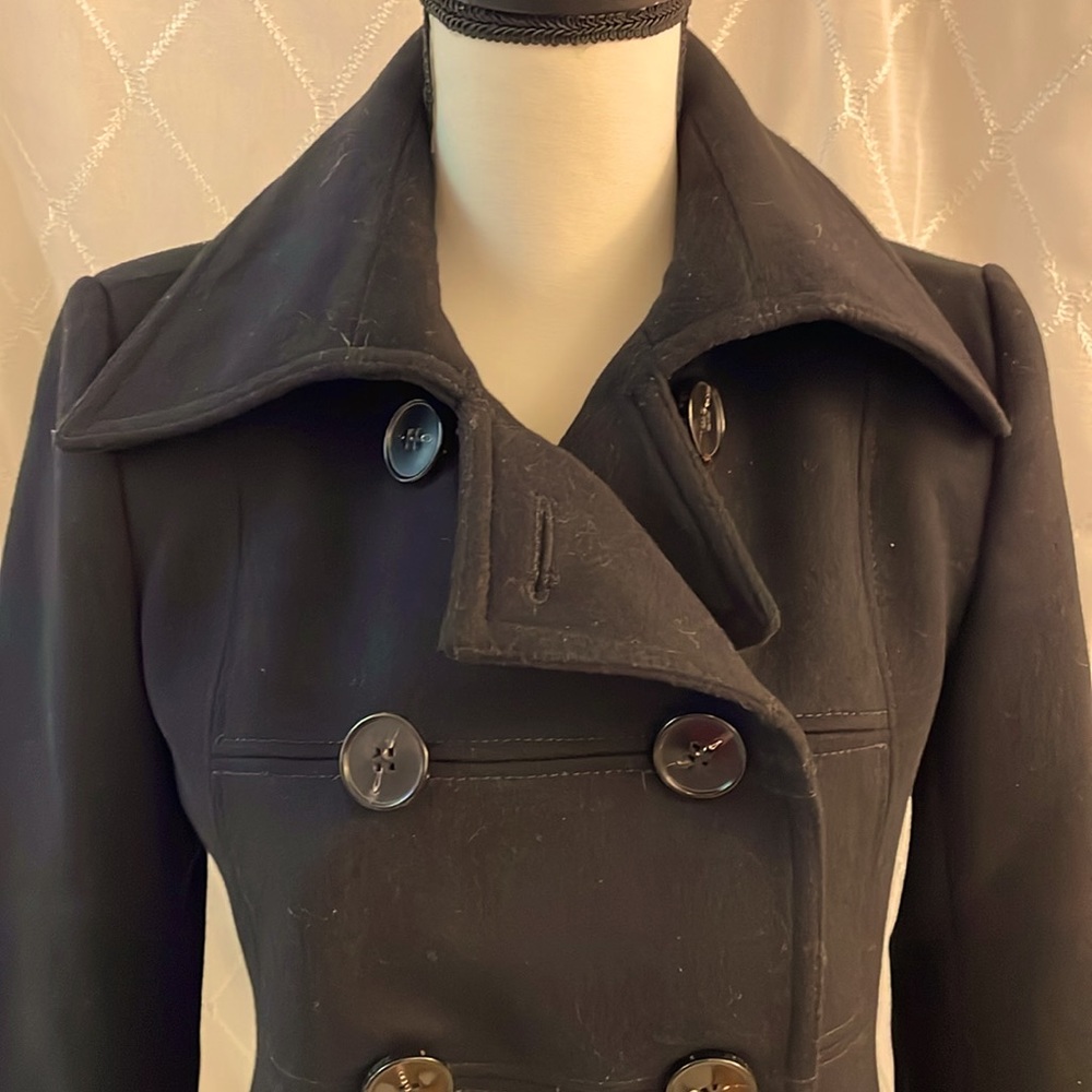 Zara Women’s Wool Pea Coats Size Medium - Picture 2 of 6